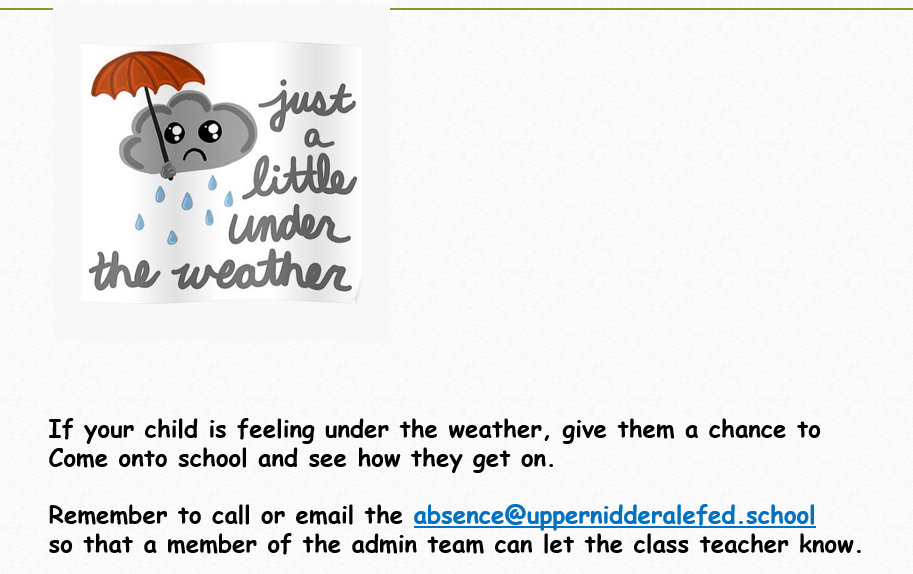 attendance-Under the weather-poster